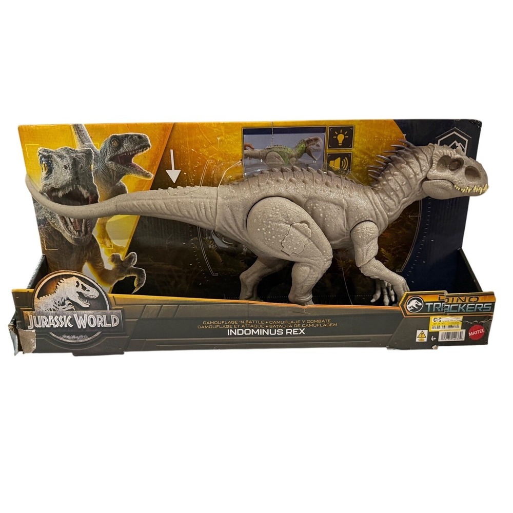 Mattel Jurassic World Indominus Rex Dinosaur Toy with Lights